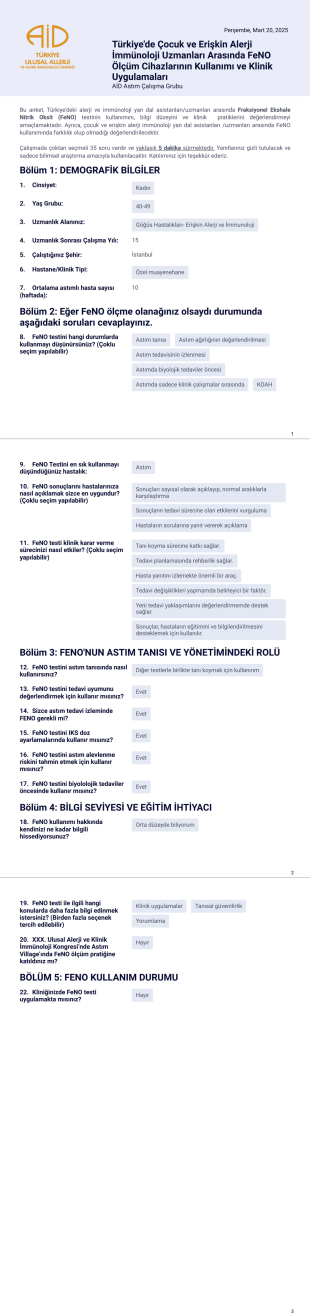 FeNO - PDF Templates