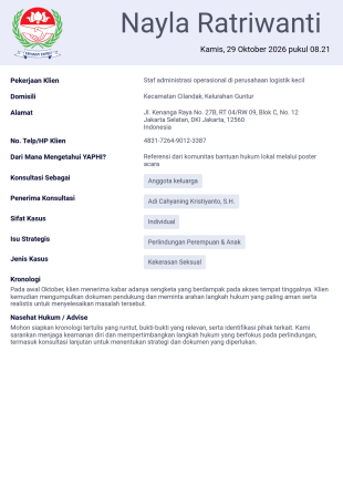 Form Konsultasi Template PDF