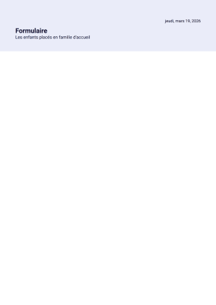 formulaire Modèle PDF