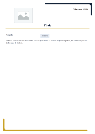 Formulário de Contacto Geral - MODELO Auditorias Jurídicas - Modelos para PDFs
