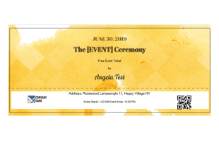 Free Event Ticket Template - PDF Templates