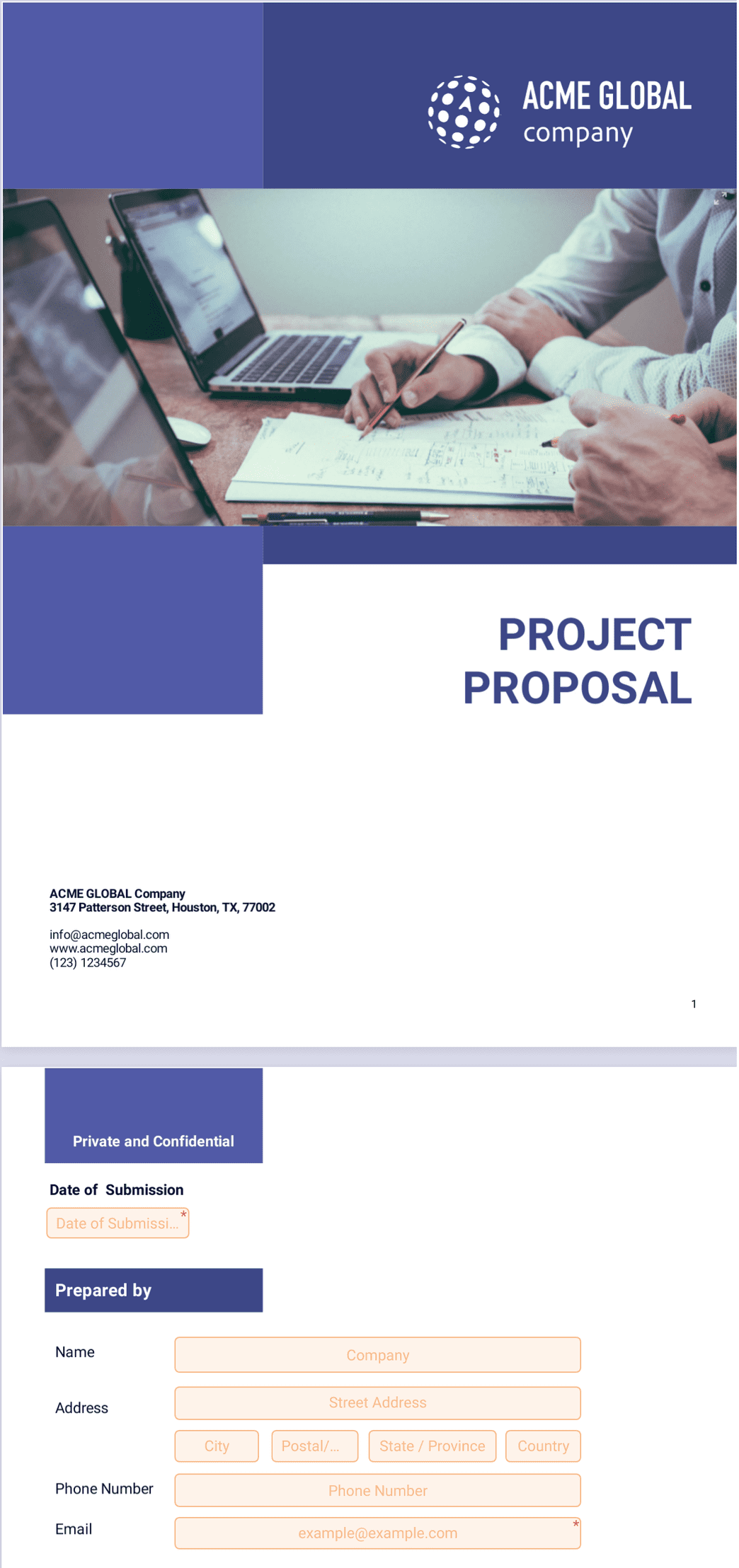 Project Proposal Template For