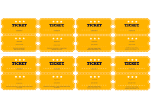 Free Raffle Ticket Template - PDF Templates