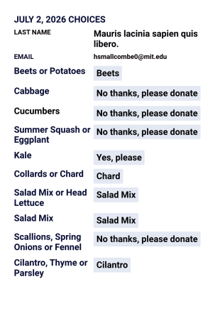 Full Csa Choices PDF Template