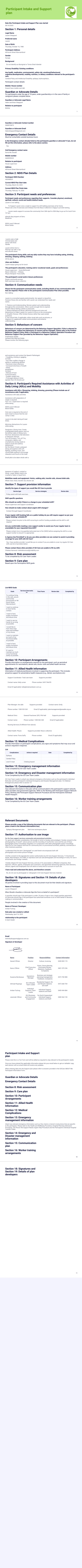 GO Care PDF Template - PDF Templates