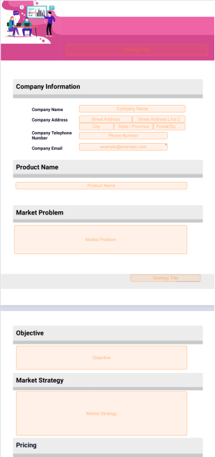 Go To Market Strategy Template - Sign Templates
