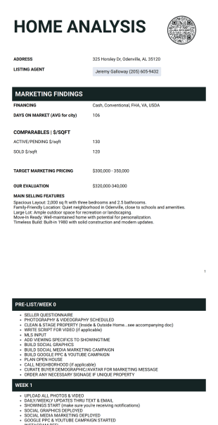 Home Analysis PDF v2 - PDF Templates