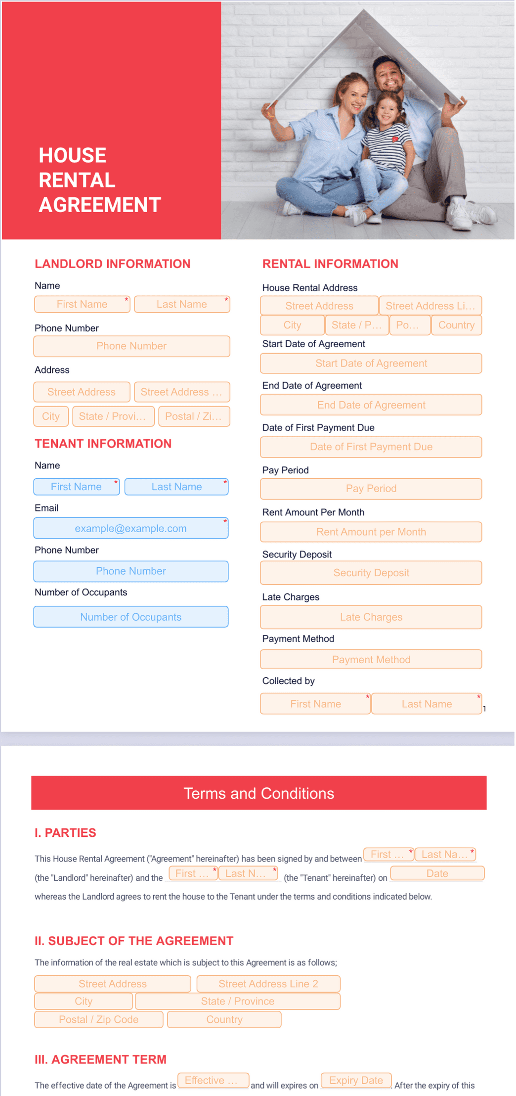 house-rental-agreement-pdf-templates-jotform for Free Printable Simple House Rental Agreement House Rental Agreement - PDF Templates | Jotform for Free Printable Simple House Rental Agreement