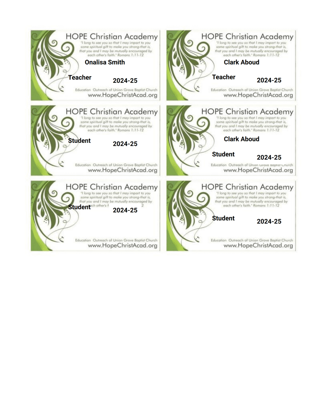 ID Cards PDF Template | Jotform