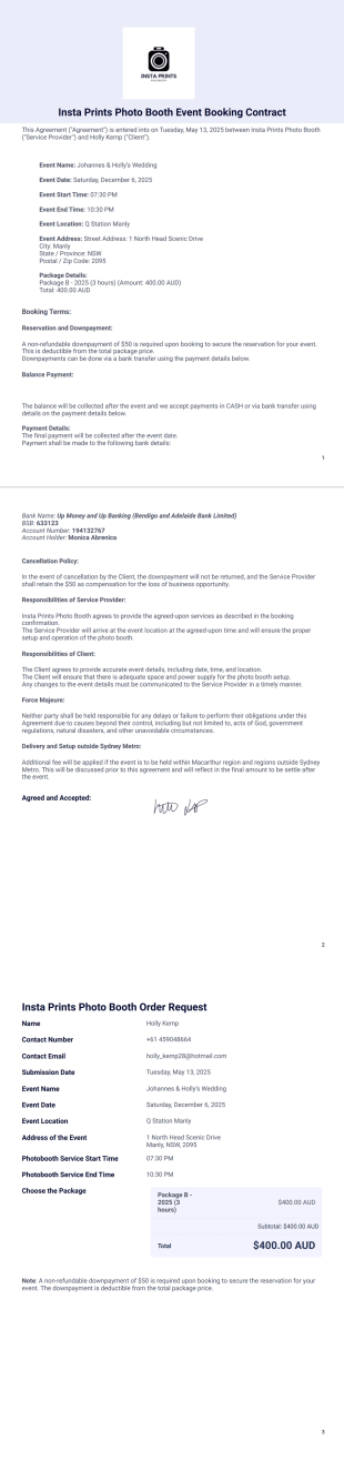 Insta Prints PDF Template