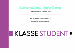KlasseStudent template - PDF Templates