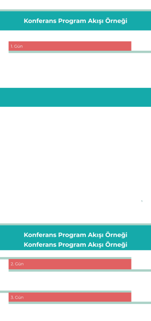 Konferans Program Akışı Örneği - PDF Templates
