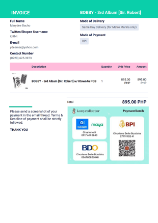 Konycollector Order Form PDF - PDF Templates