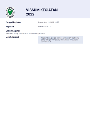 Laporan visum kegiatan PNS - PDF Templates