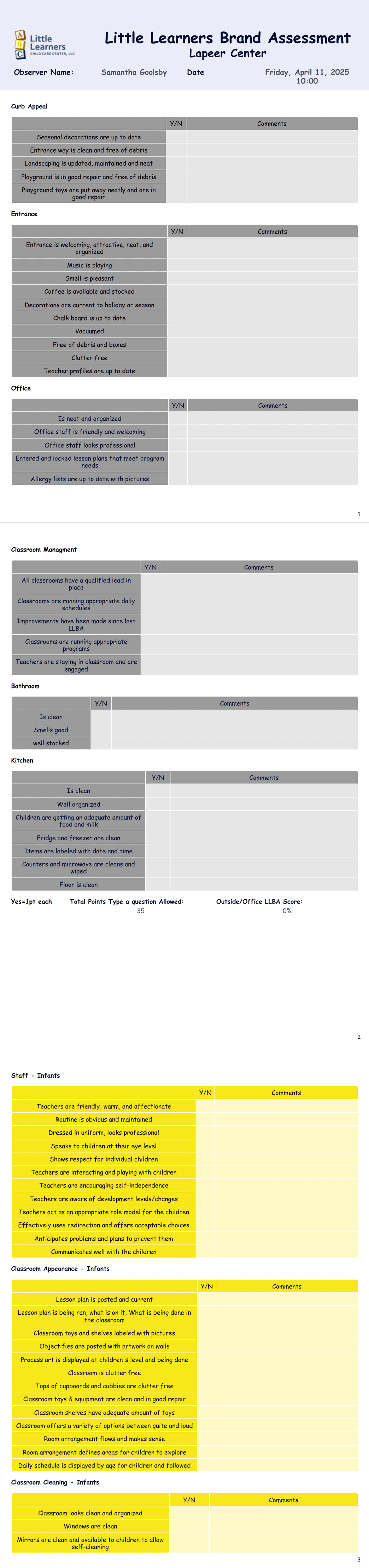 LLBA PDF Template | Jotform