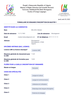 Madani_formulaire Modèle PDF