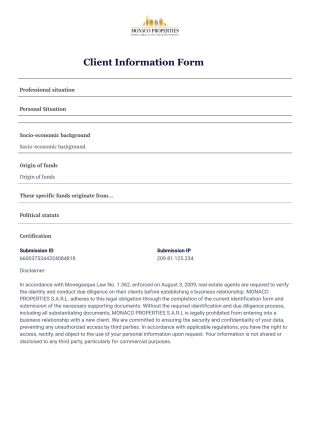 MCP PDF Template