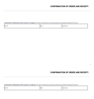 Medication Request Template - PDF Templates