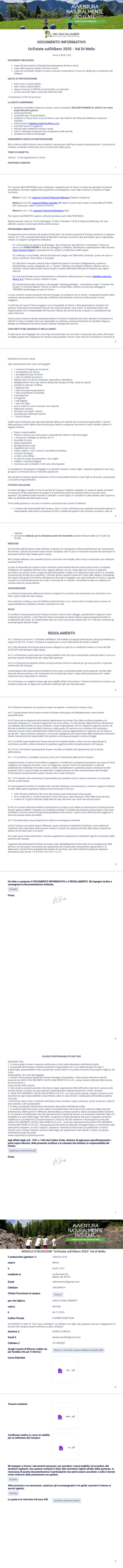 Mello iscrizioni - PDF Templates