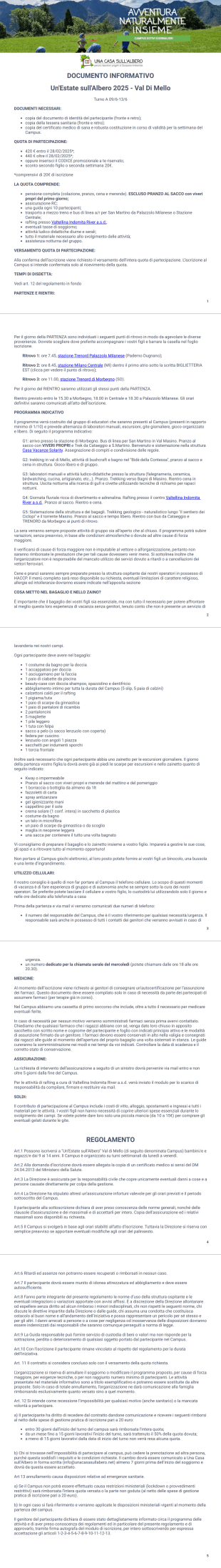 Mello programma - PDF Templates