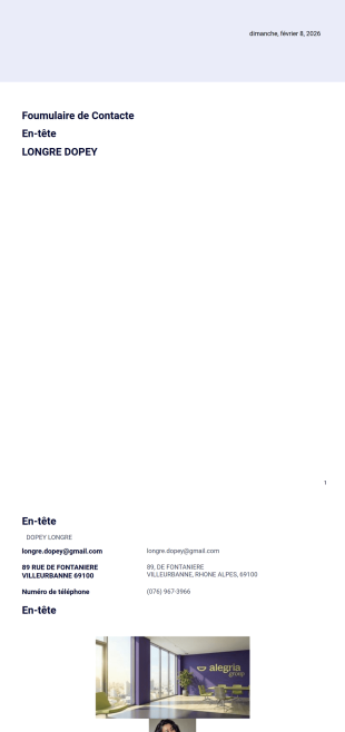 Mes photos Modèle PDF