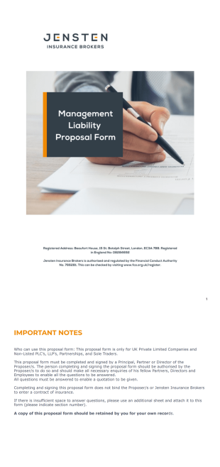 MLP Prop Form Design PDF Template