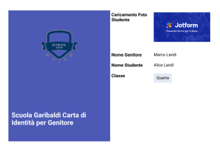 Modello di Carta di Identità per Genitori - Modelli di PDF