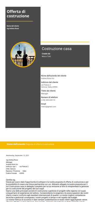 Modello per contratto di costruzione - Modelli di PDF