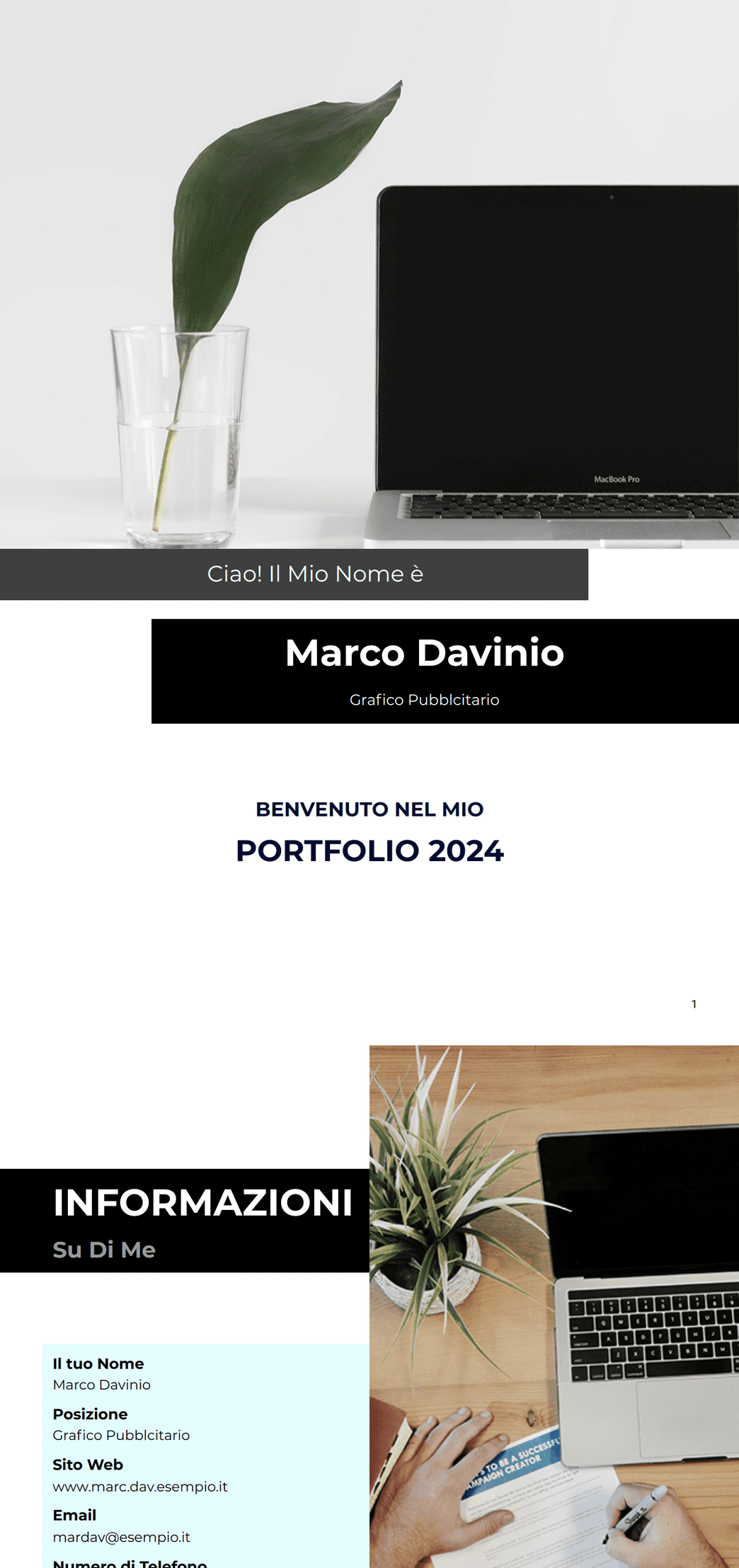 Modello Portfolio - Modelli di PDF | Jotform