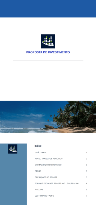 Modelo de Proposta de Investimento - Modelos para PDFs