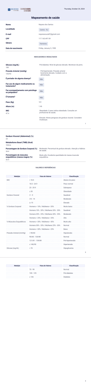Modelo_Mapeamento de saúde - Modelos para PDFs