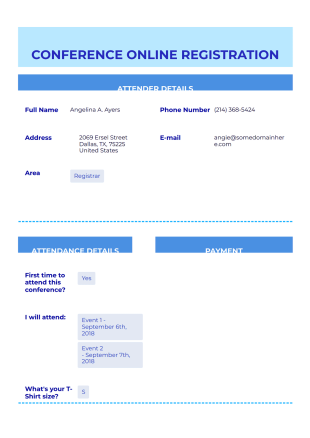 Online Conference Event Template - PDF Templates