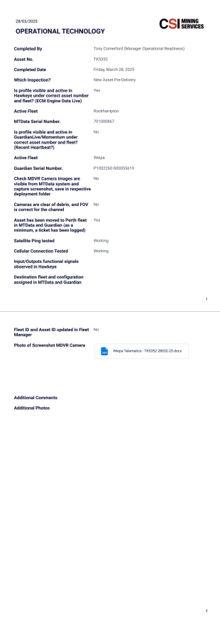 OT PDF Template