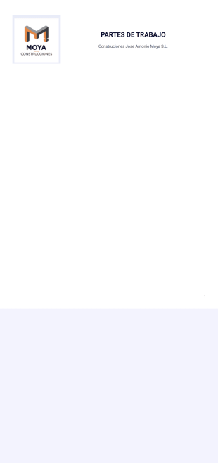 Partes De Trabajo - PDF Templates