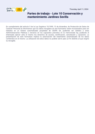 Partes jardines PDF - PDF Templates