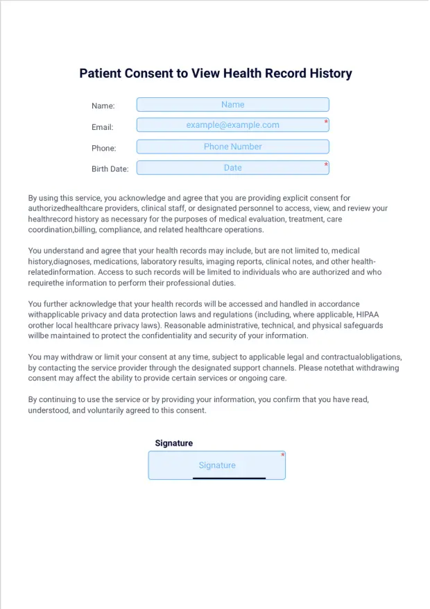 Patient Consent Form