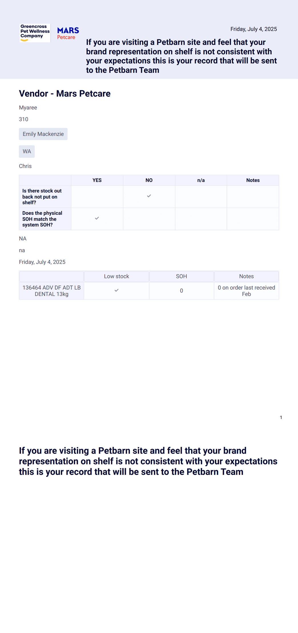 Pb Oos Form PDF Template | Jotform