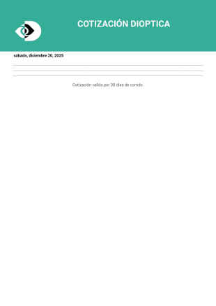 PDF Cotizacion - PDF Templates