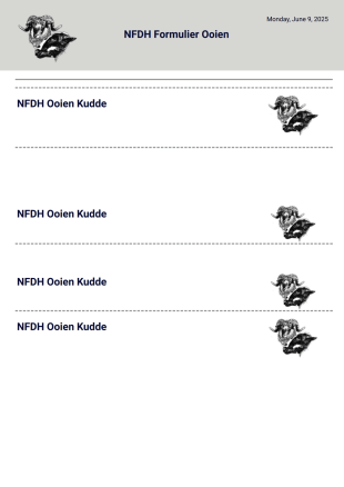 PDF Ooien Kudde - PDF Templates