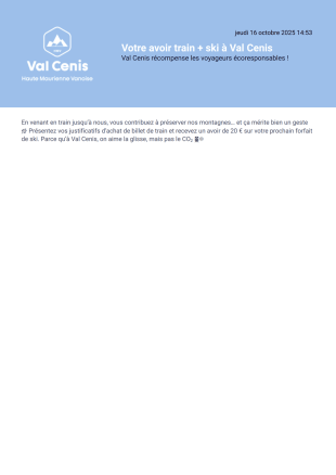 PDF Val Cenis - PDF Templates