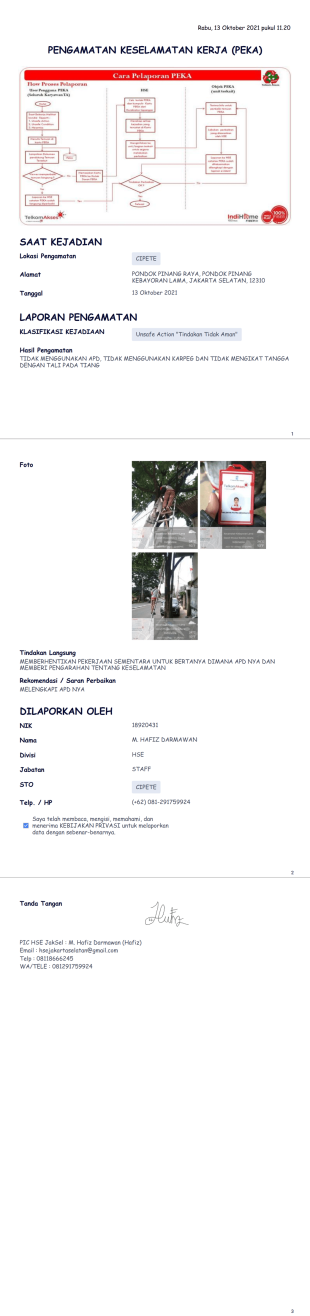 PEKA Template PDF