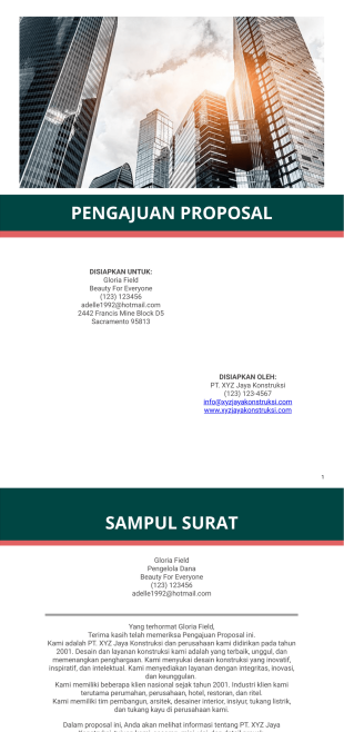 Pengajuan Proposal - PDF Templates