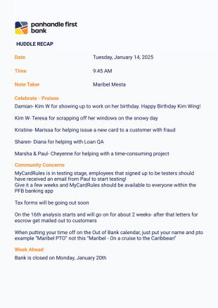 PFB Template - PDF Templates