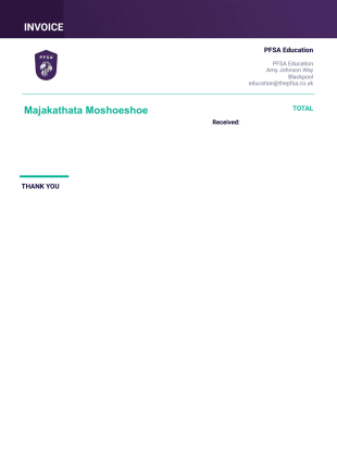 New Pfsa Main Invoice PDF Template