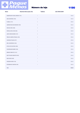PgMenosa - PDF Templates