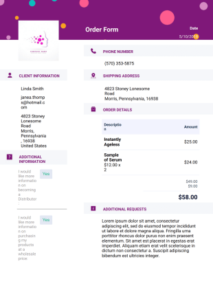 Professional Receipt Template - PDF Templates