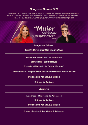 Programa Para Eventos Plantilla PDF