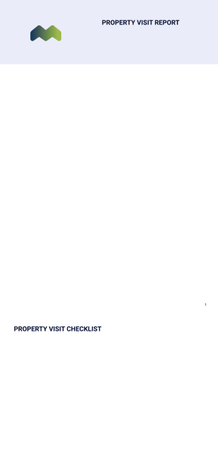 Propert Inspection PDF Template
