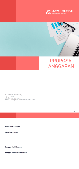 Proposal Anggaran Template PDF