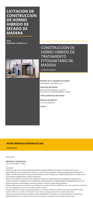 Propuesta Construccion - PDF Templates